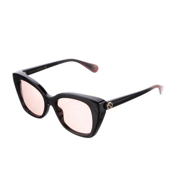 Authentic Gucci RARE Sunglasses Black Pink GG0912S 55 19 145 Oversized With Case - Picture 3 of 14
